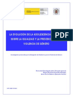 La Evolución de La Adolescencia Española Sobre La Igualdad y La Prevención de Violencia de Genero