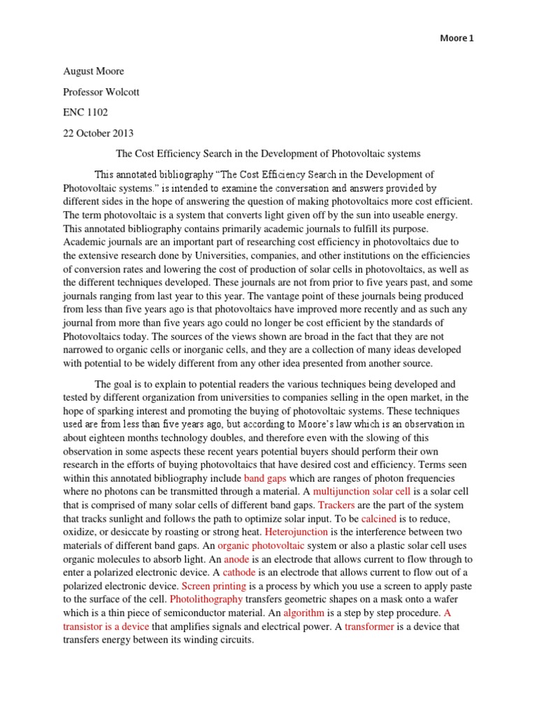 Annotated bibliography chemistry image