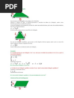 Cálculo da Área do Triângulo