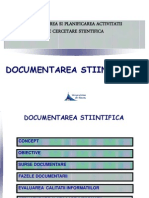 OPAC Curs 2-Documentarea Stiintifica I