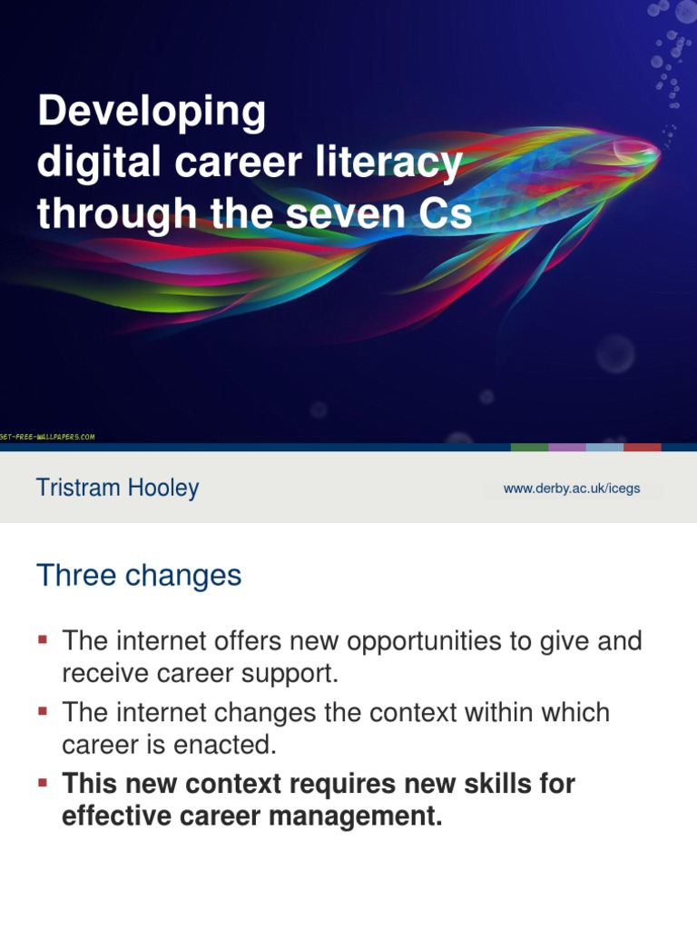 Digital Career Literacy: The 7 C's | PDF