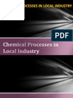 Chemical Processes in Local Industry