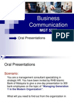 Business Communications (Lecture 6 and 7)