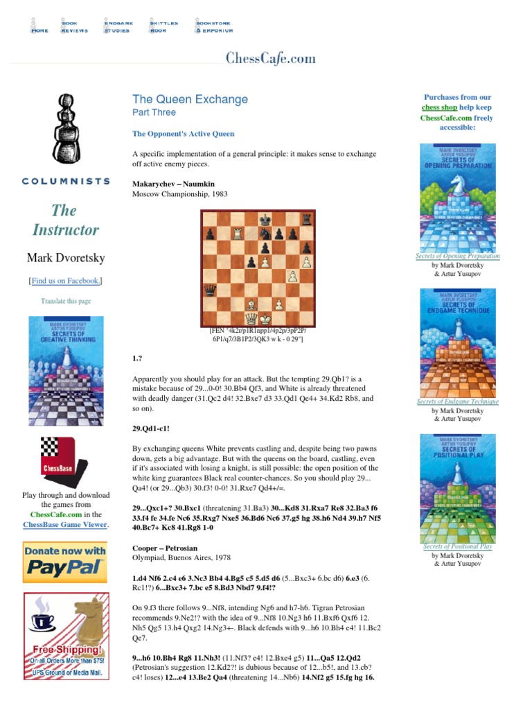 The Instructor | PDF | Chess Openings | Traditional Games