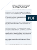 Membangun Jaringan Infrastruktur Komunikasi Data Wireles Lan Berbasis Web Server Dengan Menggunakan Sistem Operasi 2003 Server