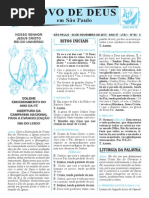 nº 64 - Nosso Senhor Jesus Cristo Rei do Universo -24-11-2013