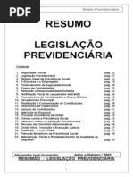 Legislação previdenciária