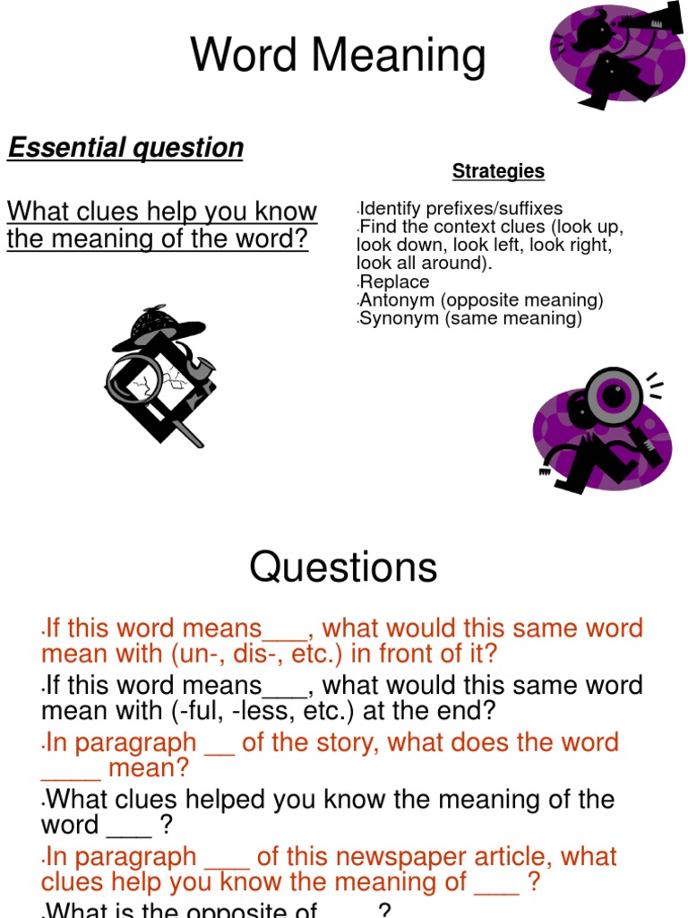 Word Meaning Communication Epistemology