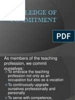 Commitment of Teachers to their Profession
