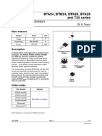 datasheet  BTA 24 800