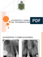 Accidentes y Complicaciones Del Tartamiento Endodontico