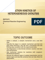 Chapter 1 - Reaction Kinetics of Heterogenous