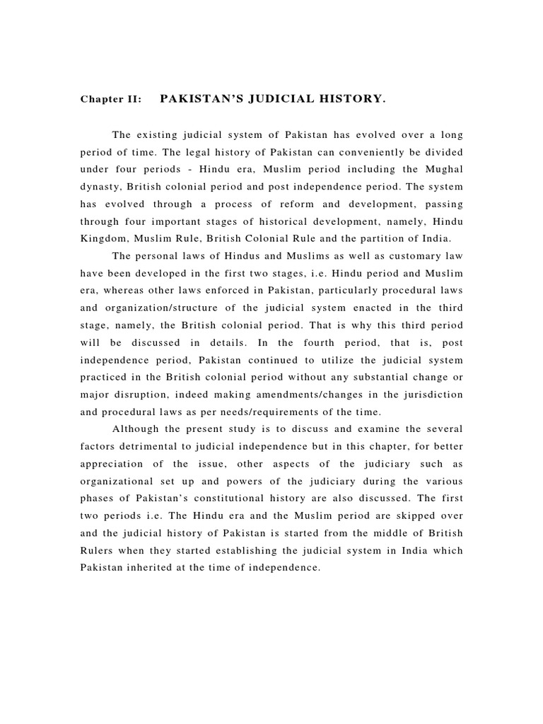 Pakistan Judicial History | PDF | Supreme Courts | Judiciaries