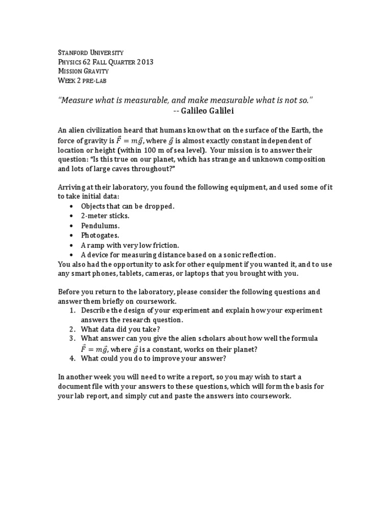 Week+2+Pre Lab | PDF | Wellness | Science & Mathematics
