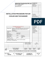 Installation Procedure For Air Heater Cooler