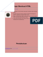 Download Belajar Membuat HTML by hadikomara purkoni SN18915942 doc pdf