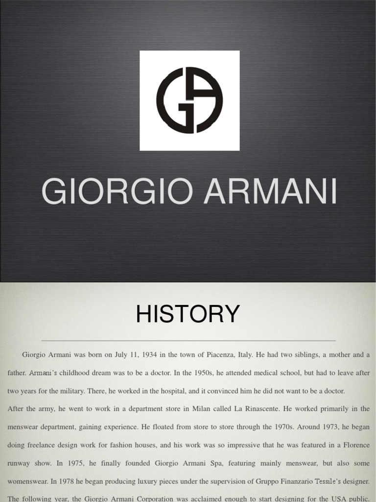 giorgio armani corporation