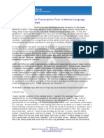 The World of Medical Transcription - A Broad Perspective From A Team Approach PDF