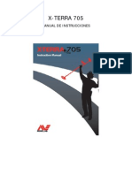 Configuración rápida del detector de metales X-Terra 705