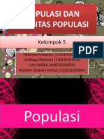 POPULASI DAN DENSITAS