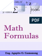 Mathematical Formulas