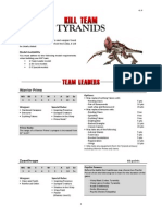 Kill Team List - Tyranids v1.3