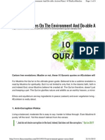 10 Environment Quran Verses