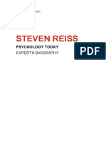 About Steven Reiss, Ph.D.