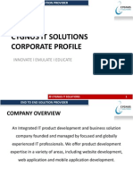 Cygnus It Solutions - Corporate Profile