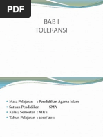 Download Bab 1 Toleransi Dalam Islam by Romi Kurniawan SN189185064 doc pdf