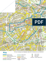 Sheffield Cycle Map - City Centre
