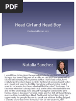 Download Head Girl and Head Boy 2013 speech  by KaiTing TheDirectioner SN189187847 doc pdf