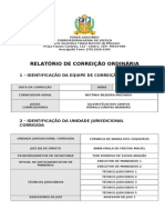Relatório de Correição Com Formulários 30 01 2012