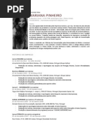 Curriculum Vitae Mariana Pinheiro Blogue