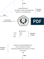 Format Cover Mingguan + Halaman Pengesahan