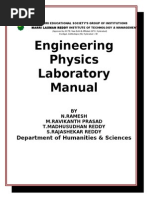 Physics Lab Manual