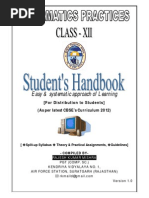 Informatics Practice Handbook-Class XII-CBSE