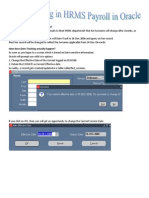 Date Tracking in Oracle HRMS