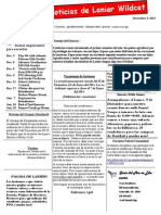 Dec 2013 Newsletter-Spanish