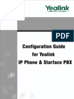 Configuration Guide For Yealink IP Phone Starface