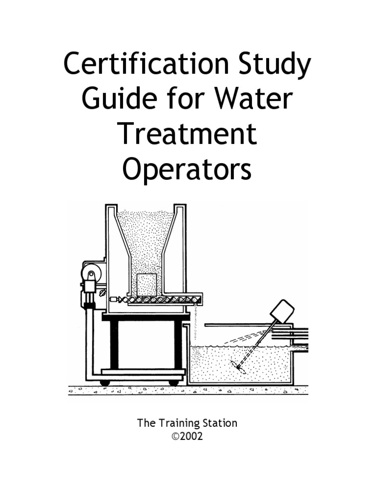 Water Treatment Study Guide Water Supply Network Water Purification