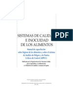 Manual Sistema de Calidad e Inocuidad de Los Alimentos