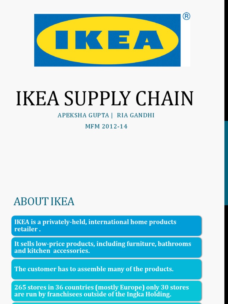 Ikea Supply Chain Management | PDF | Supply Chain | Retail