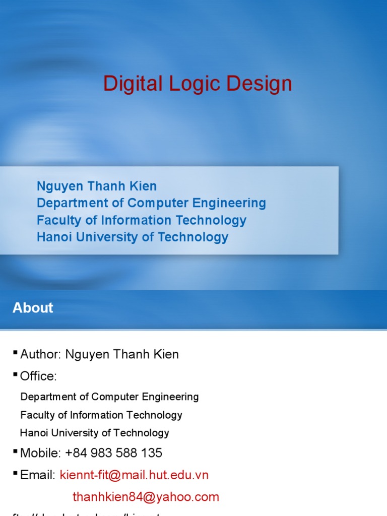Logic Design Pdf