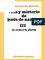 Vida y Misterio de Jesus de Nazaret III Jose Luis Martin Descalzo