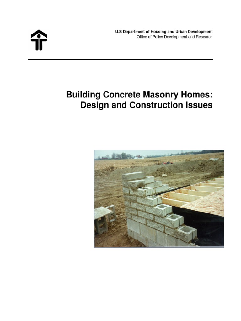 (Book) Building Concrete Masonry Homes - Design and Construction Issues ...