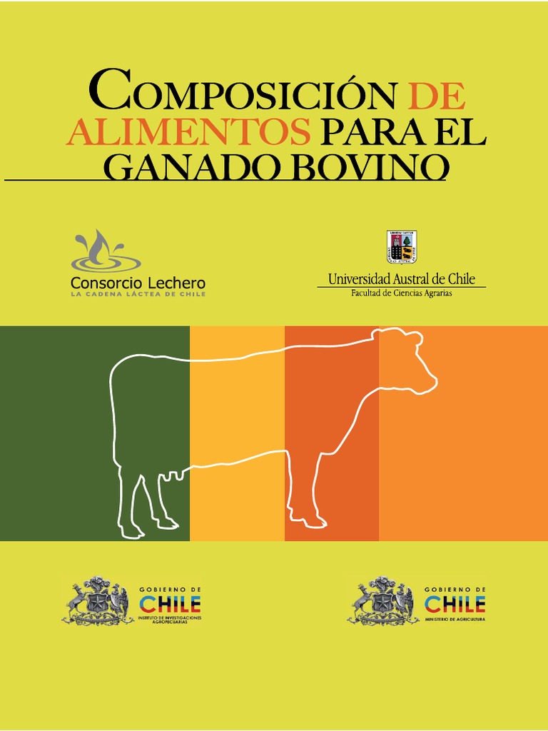 Composición de Alimentos para el Ganado Bovino Proteínas Nutrición
