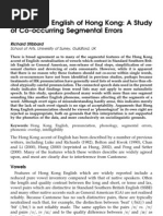 Download The Spoken English of Hong Kong the Coccurring Segment Errors by BuddhaJesus SN18925256 doc pdf