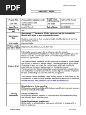 Project Brief