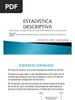 Unidad II - 2. Medidas de Variabilidad